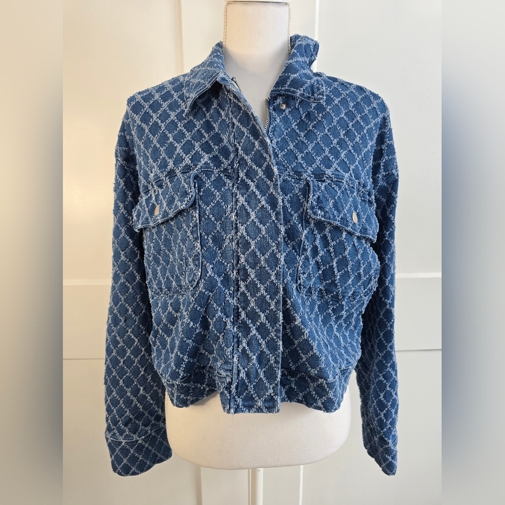 Marvel Blue Patterned Women's Jacket